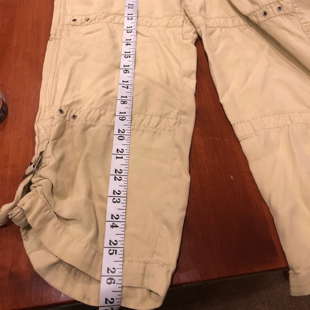 VINCE pale green cropped cargo pants - Picture 4 of 4